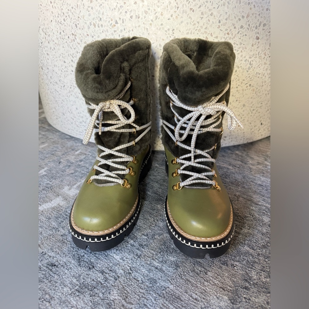 Montelliana olives green boots
